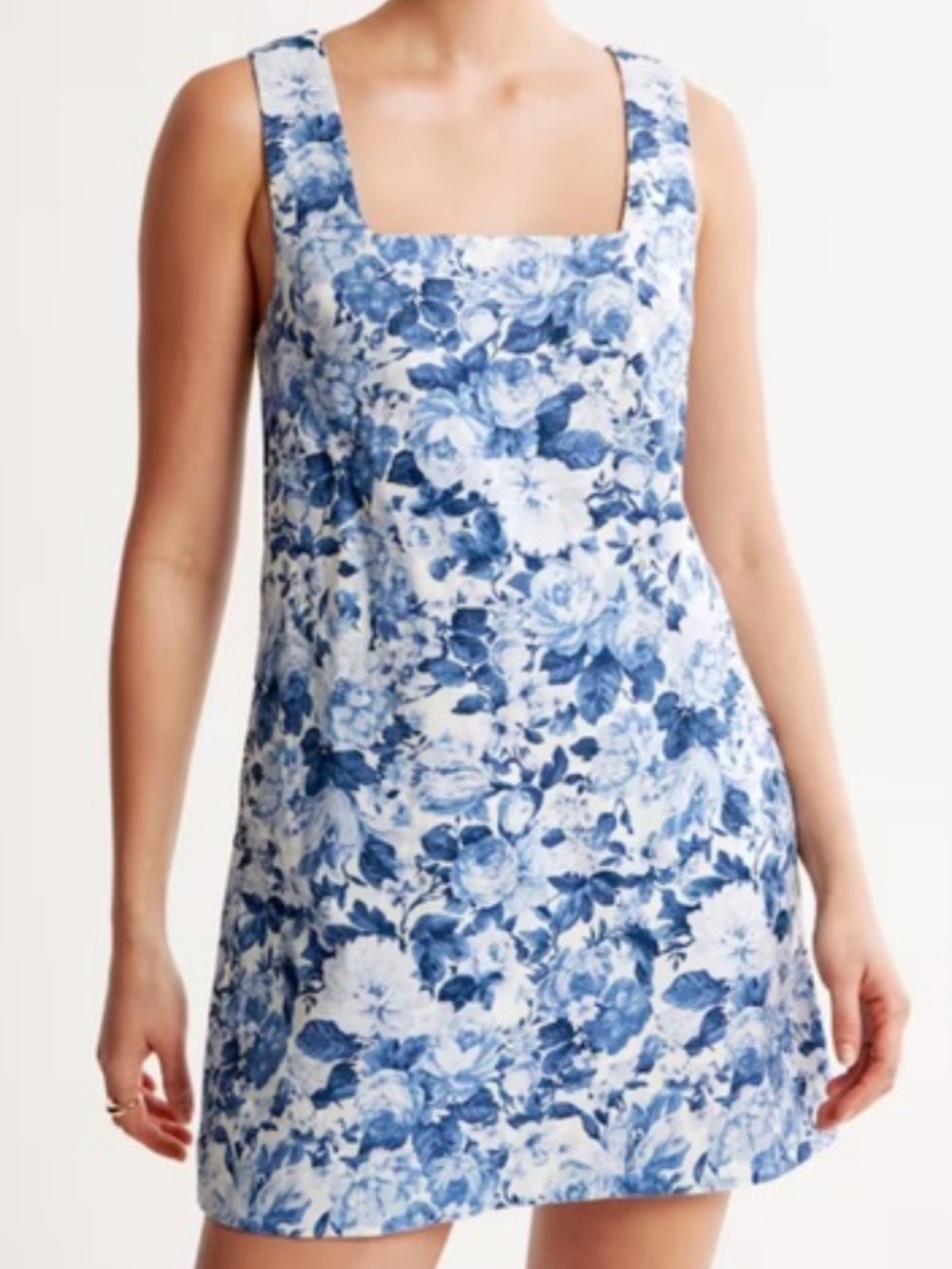Abercrombie & Fitch Linen Floral Mini Dress – Size M